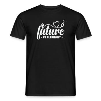 Future Veterinary Beruf - Männer T-Shirt - Schwarz - Vorne - AI Model Male 178 light (178cm)