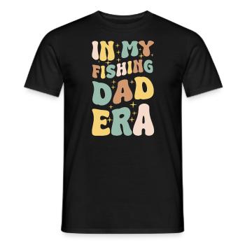 Pêcheur Papa Era Drôle Pêcheur Pêche - T-shirt homme - noir - Devant - AI Model Male 178 light (178cm)