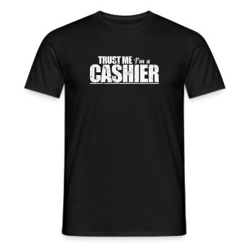 Trust Me I'm a Cashier Supermarkt Verkäufer - Männer T-Shirt - Schwarz - Vorne - AI Model Male 178 light (178cm)