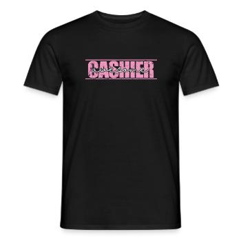 Cashier awesome Verkäufer Supermarkt - Männer T-Shirt - Schwarz - Vorne - AI Model Male 178 light (178cm)