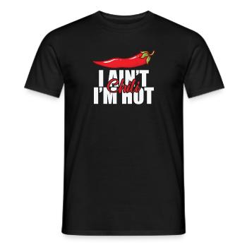 Je ne suis pas du chili, je suis une cuisine d’épices chaudes - T-shirt homme - noir - Devant - AI Model Male 178 light (178cm)