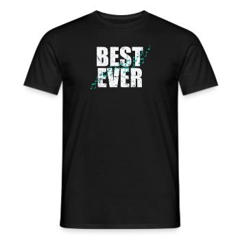 Best Ever Music Music Tone - Men's T-Shirt - black - Front - AI Model Male 178 light (178cm)