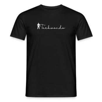 Taekwondo Martial Arts Master - Men's T-Shirt - black - Front - AI Model Male 178 light (178cm)