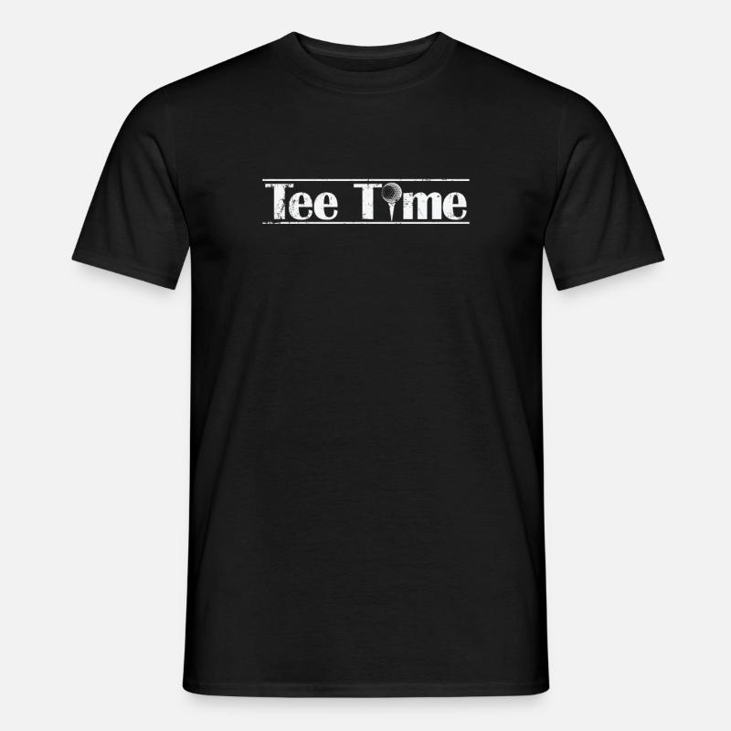 Tee Time Break Golf - Men's T-shirt - black