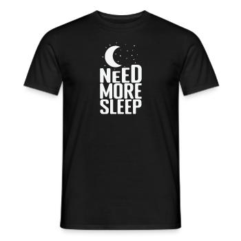 Besoin de plus de sommeil Dream Tired - T-shirt homme - noir - Devant - AI Model Male 178 light (178cm)