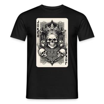 Joker - T-shirt homme - noir - Devant - AI Model Male 178 light (178cm)