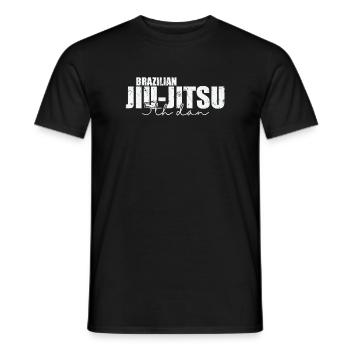 Jiu-Jitsu Brésilien 5ème Dan Arts Martiaux - T-shirt homme - noir - Devant - AI Model Male 178 light (178cm)