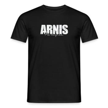 Arnis 9th Degree Kali Filipino Martial Arts - Men's T-Shirt - black - Front - AI Model Male 178 light (178cm)