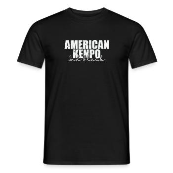American Kenpo 2nd Black Martial Arts - Men's T-Shirt - black - Front - AI Model Male 178 light (178cm)
