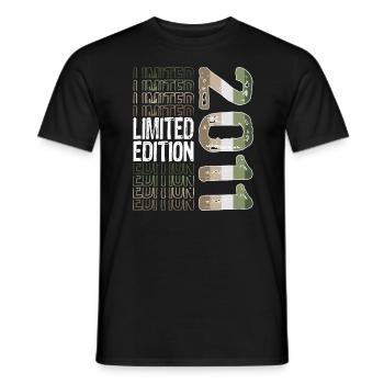 Limited Edition seit 2011 Geburtstag Vintage 2011 - Männer T-Shirt - Schwarz - Vorne - AI Model Male 178 light (178cm)