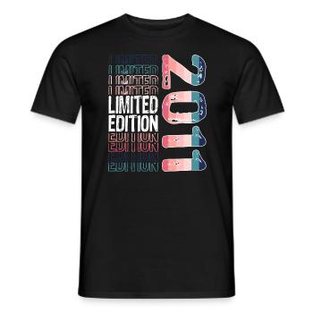 Limited Edition seit 2011 Geburtstag Vintage 2011 - Männer T-Shirt - Schwarz - Vorne - AI Model Male 178 light (178cm)