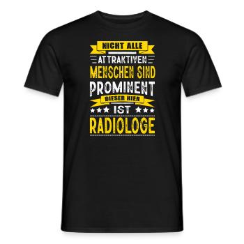 Nicht Alle Menschen Sind Prominent Radiologe - Männer T-Shirt - Schwarz - Vorne - AI Model Male 178 light (178cm)