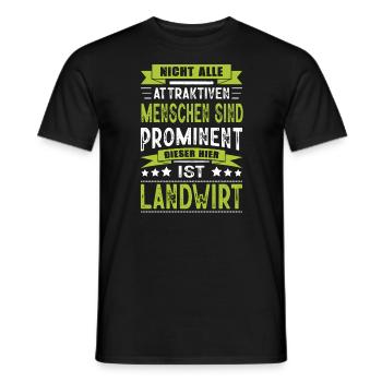 Nicht Alle Menschen Sind Prominent Landwirt Bauer - Männer T-Shirt - Schwarz - Vorne - AI Model Male 178 light (178cm)