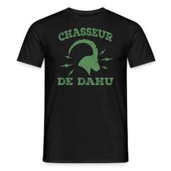 Dahu Hunter - Men's T-Shirt - black - Front - AI Model Male 178 light (178cm)