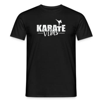 Ambiance de karaté - T-shirt homme - noir - Devant - AI Model Male 178 light (178cm)