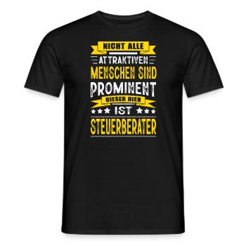 Nicht Alle Menschen Sind Prominent Steuerberater - Männer T-Shirt - Schwarz - Vorne - AI Model Male 178 light (178cm)
