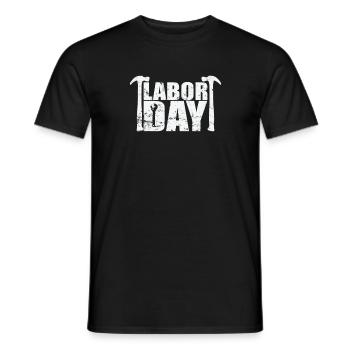Labor Day Montag im September - Männer T-Shirt - Schwarz - Vorne - AI Model Male 178 light (178cm)