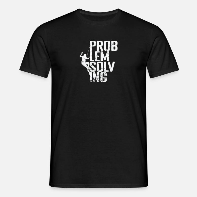 Problem Solving Bouldering - Men's T-Shirt - black