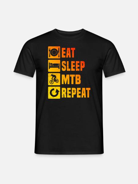 Cyclisme Cyclisme VTT Cycliste - T-shirt homme - noir