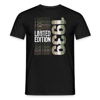 Edition limitée depuis 1939 Anniversaire Millésime 1939 - T-shirt homme - noir - Devant - AI Model Male 178 light (178cm)