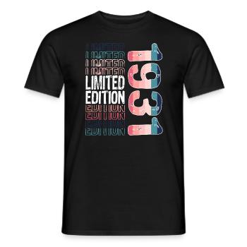 Limited Edition Since 1931 Birthday Vintage 1931 - Men's T-Shirt - black - Front - AI Model Male 178 light (178cm)