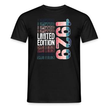 Limited Edition Since 1929 Birthday Vintage 1929 - Men's T-Shirt - black - Front - AI Model Male 178 light (178cm)