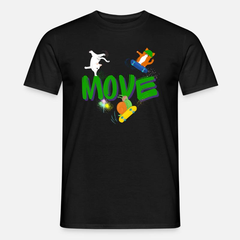 Move - Männer T-Shirt - Schwarz