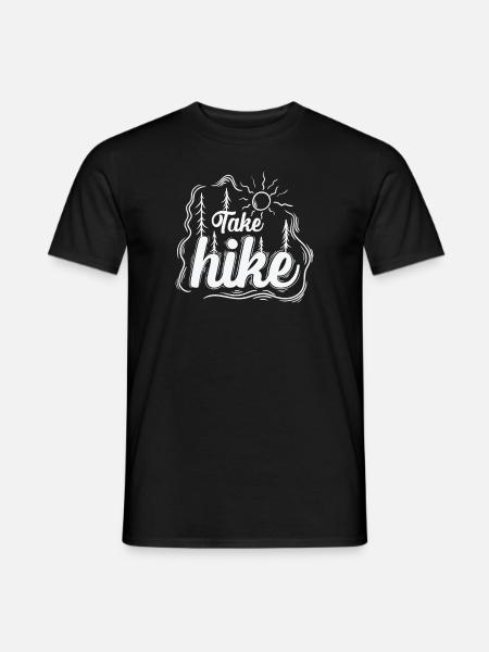 Take hike Hiking - Men's T-Shirt - black