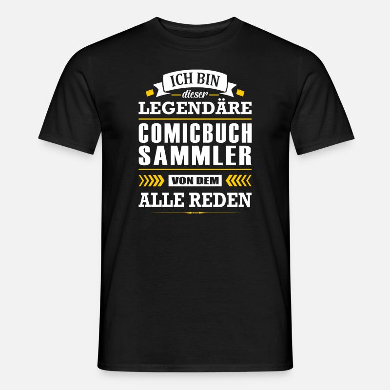 Ich Bin Dieser Legendäre Comicbuchsammler Comic - Männer T-Shirt - Schwarz