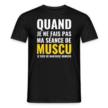 Gift idea for bodybuilding - Men's T-Shirt - black - Front - AI Model Male 178 light (178cm)