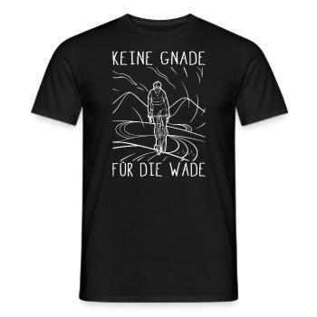 Keine Gnade Für Die Wade Rennrad Radfahrer Fahrrad - Männer T-Shirt - Schwarz - Vorne - AI Model Male 178 light (178cm)