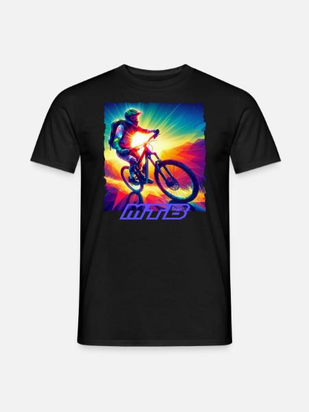 MTB Bike - Men's T-Shirt - black