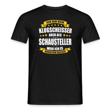 Ich Bin Kein Klugscheisser Schausteller Akrobat - Männer T-Shirt - Schwarz - Vorne - AI Model Male 178 light (178cm)