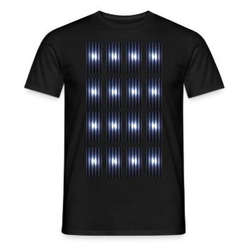 Ombre hypnotique - T-shirt homme - noir - Devant - AI Model Male 178 light (178cm)