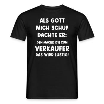 Sales, Sales - Men's T-Shirt - black - Front - AI Model Male 178 light (178cm)