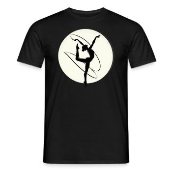 Dance - Männer T-Shirt - Schwarz - Vorne - AI Model Male 178 light (178cm)