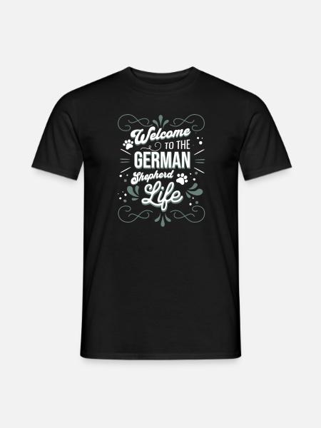 German Shepherd - Men's T-Shirt - black