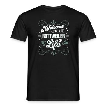 Rottweiler - T-shirt homme - noir - Devant - AI Model Male 178 light (178cm)