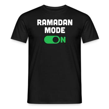 Ramadan Mode On - Men's T-Shirt - black - Front - AI Model Male 178 light (178cm)