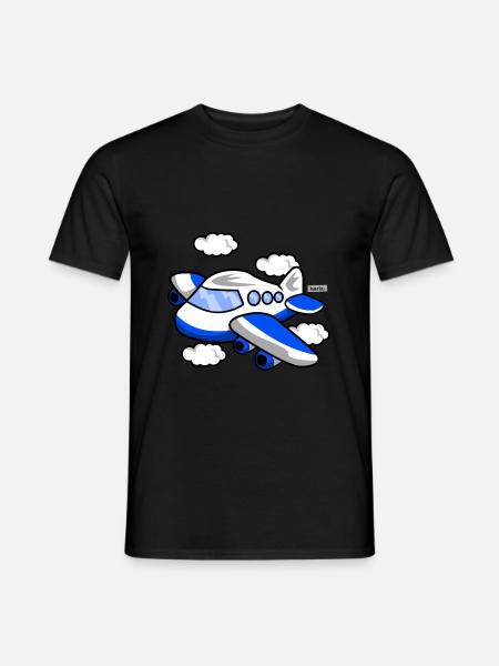 Avion HARIZ Voiture Enfant Garçon - T-shirt homme - noir