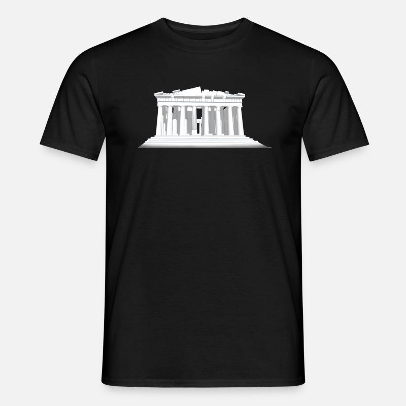 PARTHENON - Männer T-Shirt - Schwarz