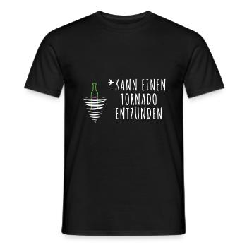 Tornado entzünden Mallorca Bier - Männer T-Shirt - Schwarz - Vorne - AI Model Male 178 light (178cm)