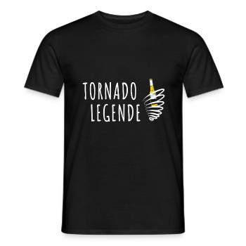 Tornado entzünden Mallorca Bier - Männer T-Shirt - Schwarz - Vorne - AI Model Male 178 light (178cm)