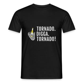 Tornado entzünden Mallorca Bier - Männer T-Shirt - Schwarz - Vorne - AI Model Male 178 light (178cm)