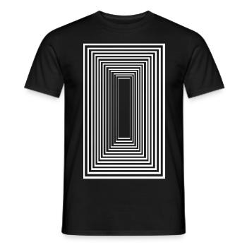 Tunnel Vision - T-shirt homme - noir - Devant - AI Model Male 178 light (178cm)