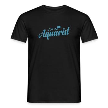 Aquarium Aquarist - Männer T-Shirt - Schwarz - Vorne - AI Model Male 178 light (178cm)