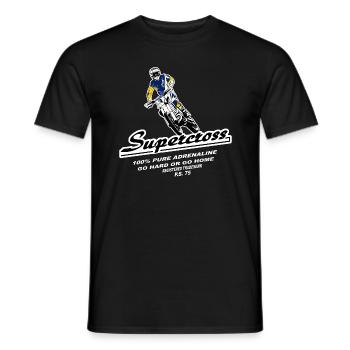 Supercross - Moto Cross - Motocross - Men's T-Shirt - black - Front - AI Model Male 178 light (178cm)