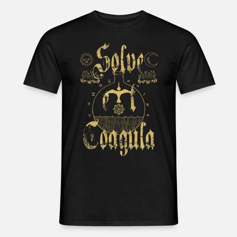 Solve et Coagula - Männer T-Shirt - Schwarz