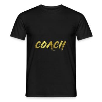 COACH - Men's T-Shirt - black - Front - AI Model Male 178 light (178cm)
