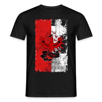 Retro Tirol - Männer T-Shirt - Schwarz - Vorne - AI Model Male 178 light (178cm)